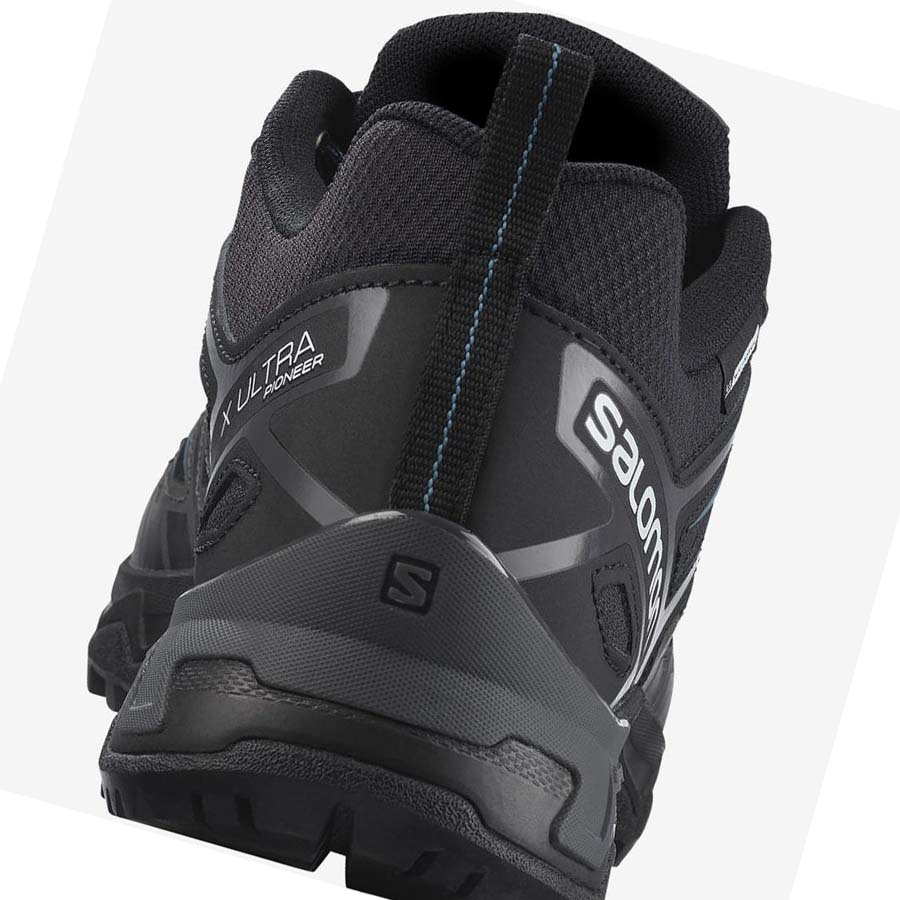 Tenis Senderismo Salomon X ULTRA PIONEER CLIMASALOMON™ WATERPROOF Hombre Negros | MX 3556KOR